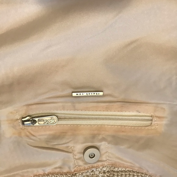 The SAK Original Crochet Hobo Bag Cream colored - Picture 12 of 14